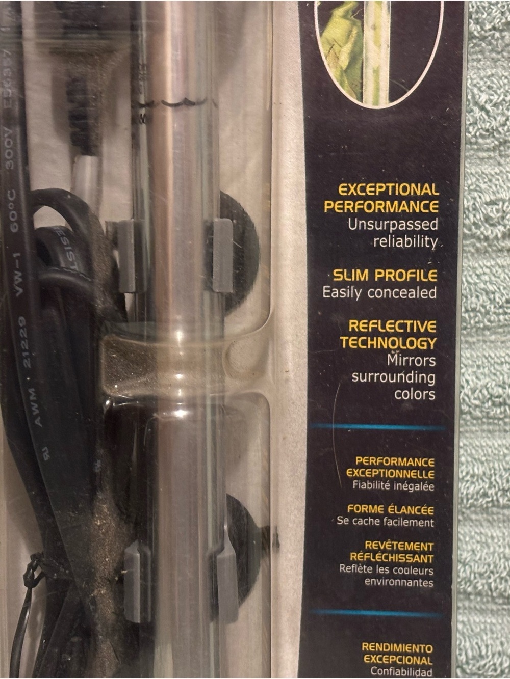 M50 Submersible Glass Aquarium Heater 50 watts 15 Gallons - Black. NEW! - Picture 3 of 9